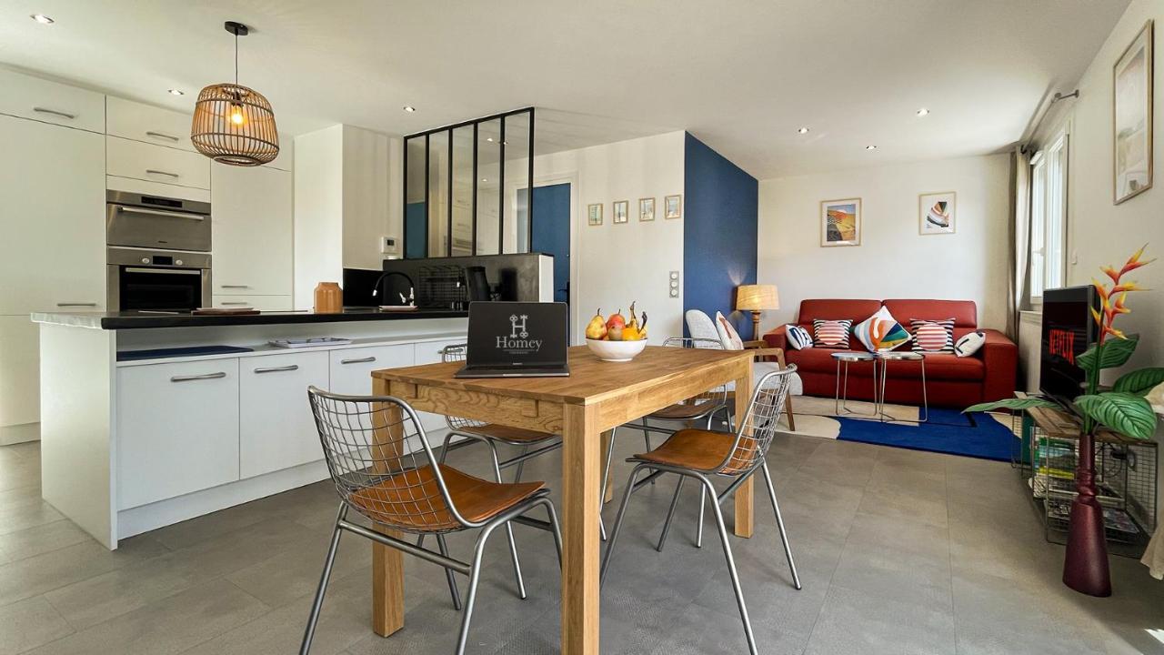 Homey Montaigne - New - A 1 Min A Pied Du Lac D'Annecy - 2 Balcons Prives - Appartement Avec 2 Chambres - Stationnement Gratuit Toute L'Annee Sauf En Ete - Juin A Aout 외부 사진